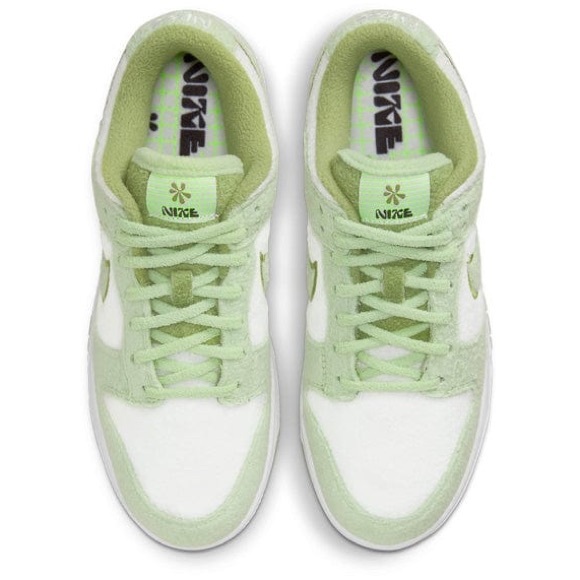 NIB - The Nike Dunk Low Fleece Honeydew - Picture 4 of 9